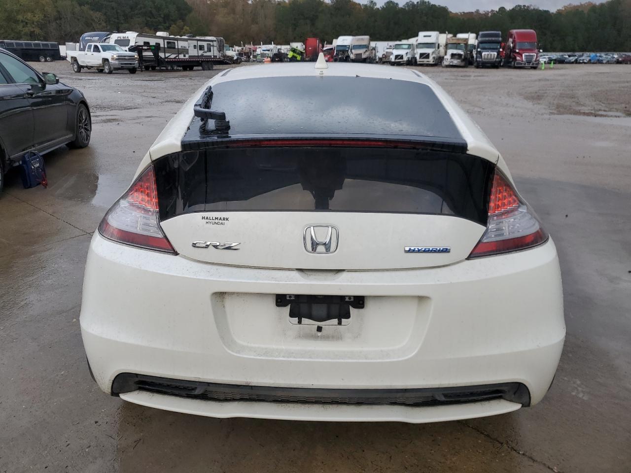 2015 Honda CR-Z VIN JHMZF1D68FS001676 Copart auction photo, side / front end damage thumbnail 6