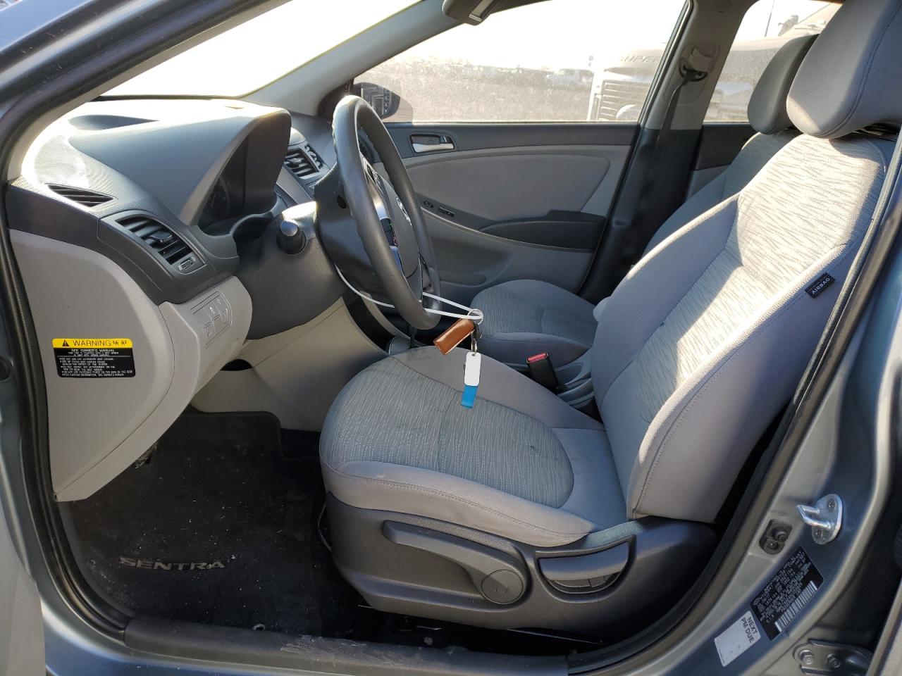 2017 Hyundai Accent VIN KMHCT4AE4HU355629 Copart auction photo, front end damage thumbnail 7