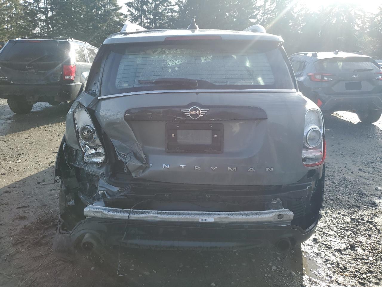 2019 MINI Cooper VIN WMZYT3C55K3E95965 Copart auction photo, rear end damage thumbnail 6