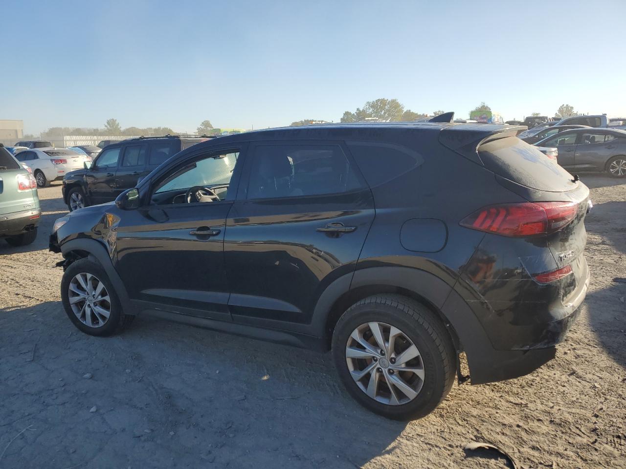 2019 Hyundai Tucson VIN KM8J23A42KU062203 Copart auction photo, front end / minor dent/scratches damage thumbnail 2