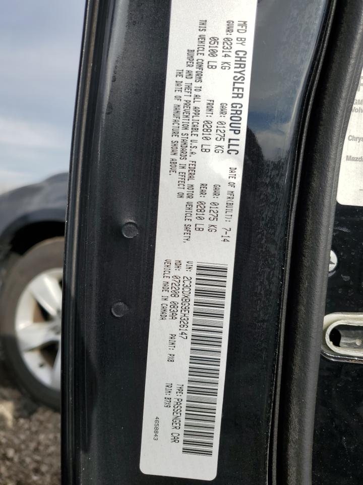 2014 Dodge Charger VIN 2C3CDXBG9EH326147 Copart auction photo, minor dent/scratches damage thumbnail 12