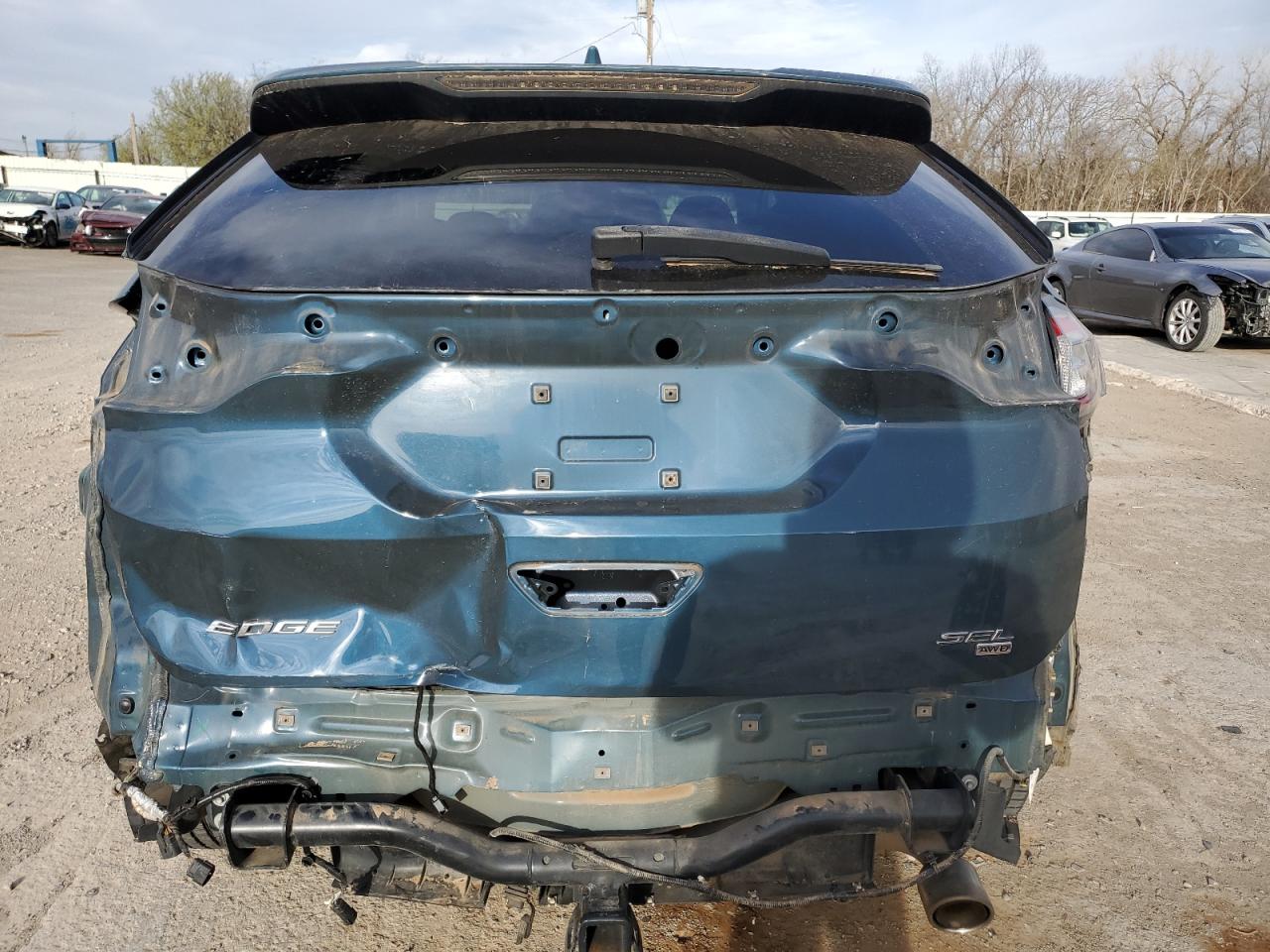 2016 Ford Edge VIN 2FMPK4J89GBB11249 Copart auction photo, rear end / minor dent/scratches damage thumbnail 6