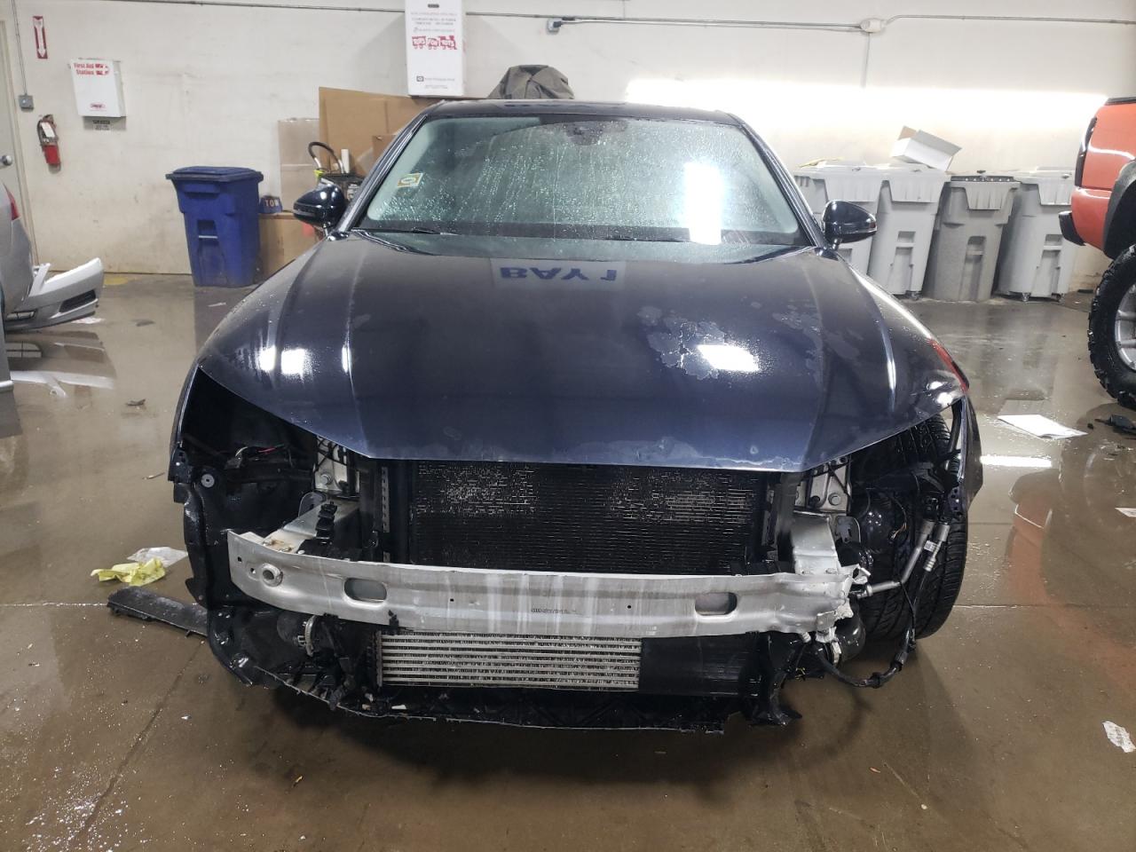 2017 Audi A4 VIN WAUANAF47HN003026 Copart auction photo, front end damage thumbnail 5