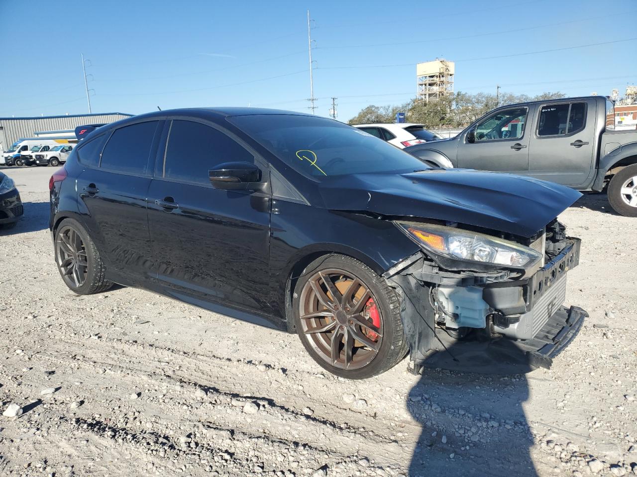 2017 Ford Focus VIN 1FADP3L90HL347563 Copart auction photo, front end damage thumbnail 4