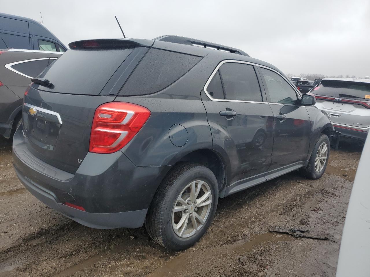 2017 Chevrolet Equinox VIN 2GNFLFEK6H6335224 Copart auction photo, front end / side damage thumbnail 3