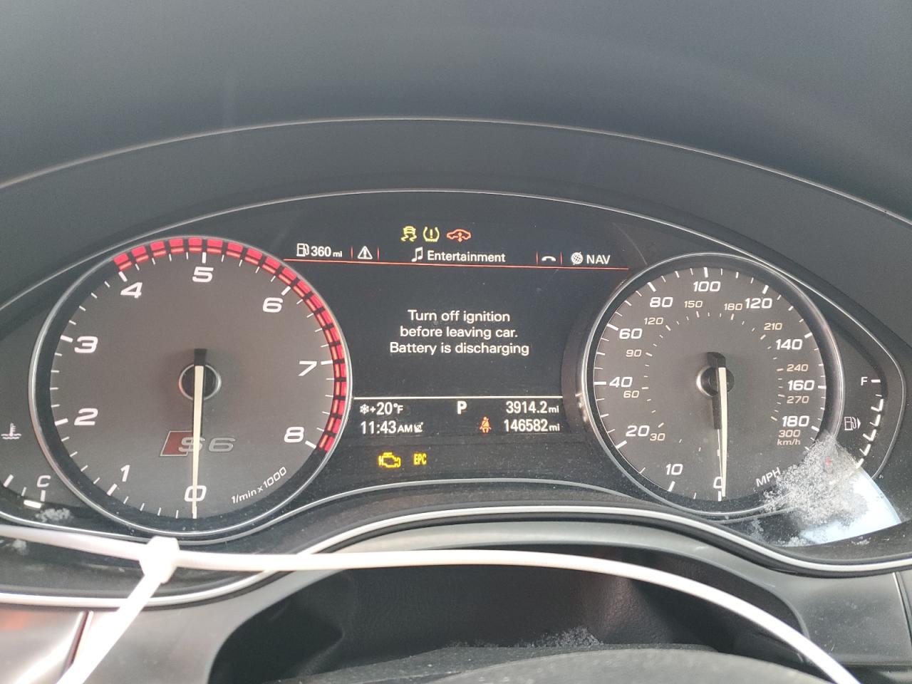 2014 Audi S6 VIN WAUF2AFC2EN064432 Copart auction photo, front end damage thumbnail 9