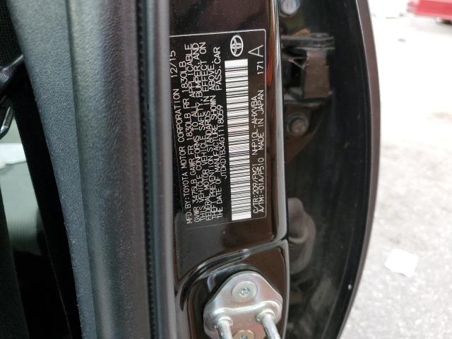 2016 Toyota Prius VIN JTDKDTB34G1118059 Copart auction photo, front end / undercarriage damage thumbnail 12