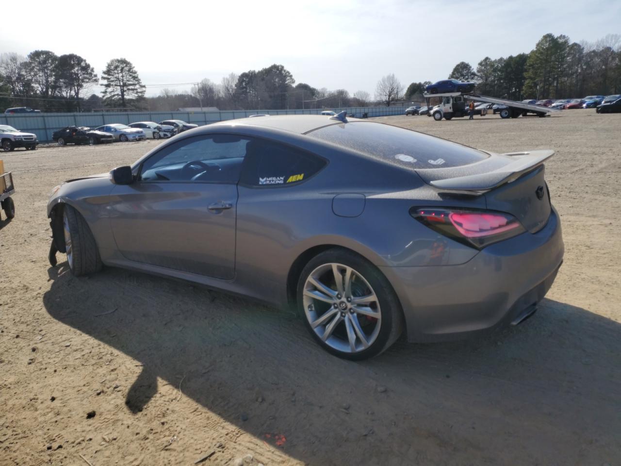 2012 Hyundai Genesis VIN KMHHU6KH7CU066051 Copart auction photo, front end / side damage thumbnail 2