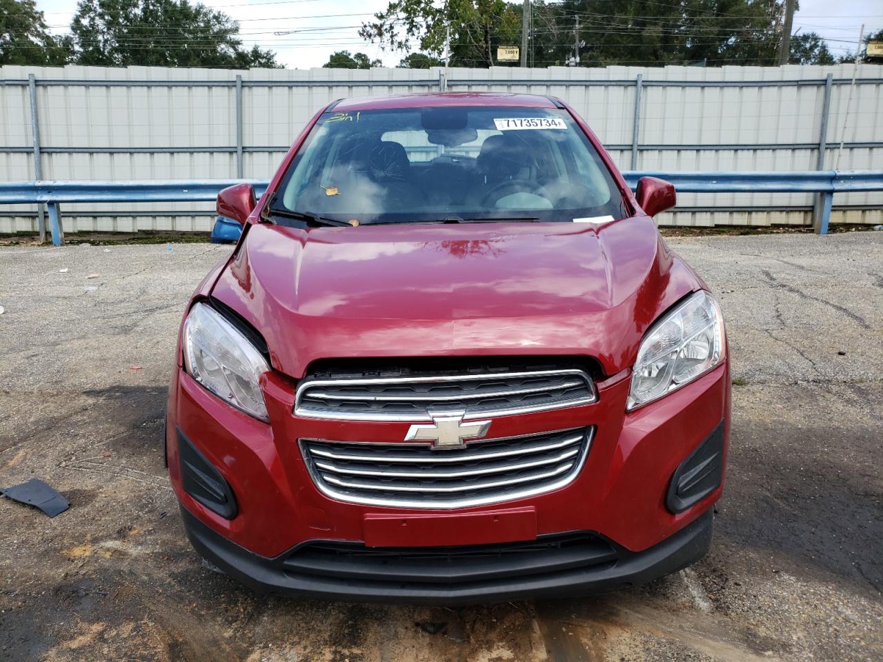 2015 Chevrolet Trax VIN KL7CJKSB3FB159643 Copart auction photo, rear end damage thumbnail 5