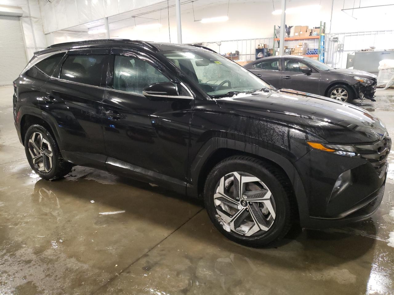 2022 Hyundai Tucson VIN 5NMJECAE3NH028058 Copart auction photo, all over damage thumbnail 4