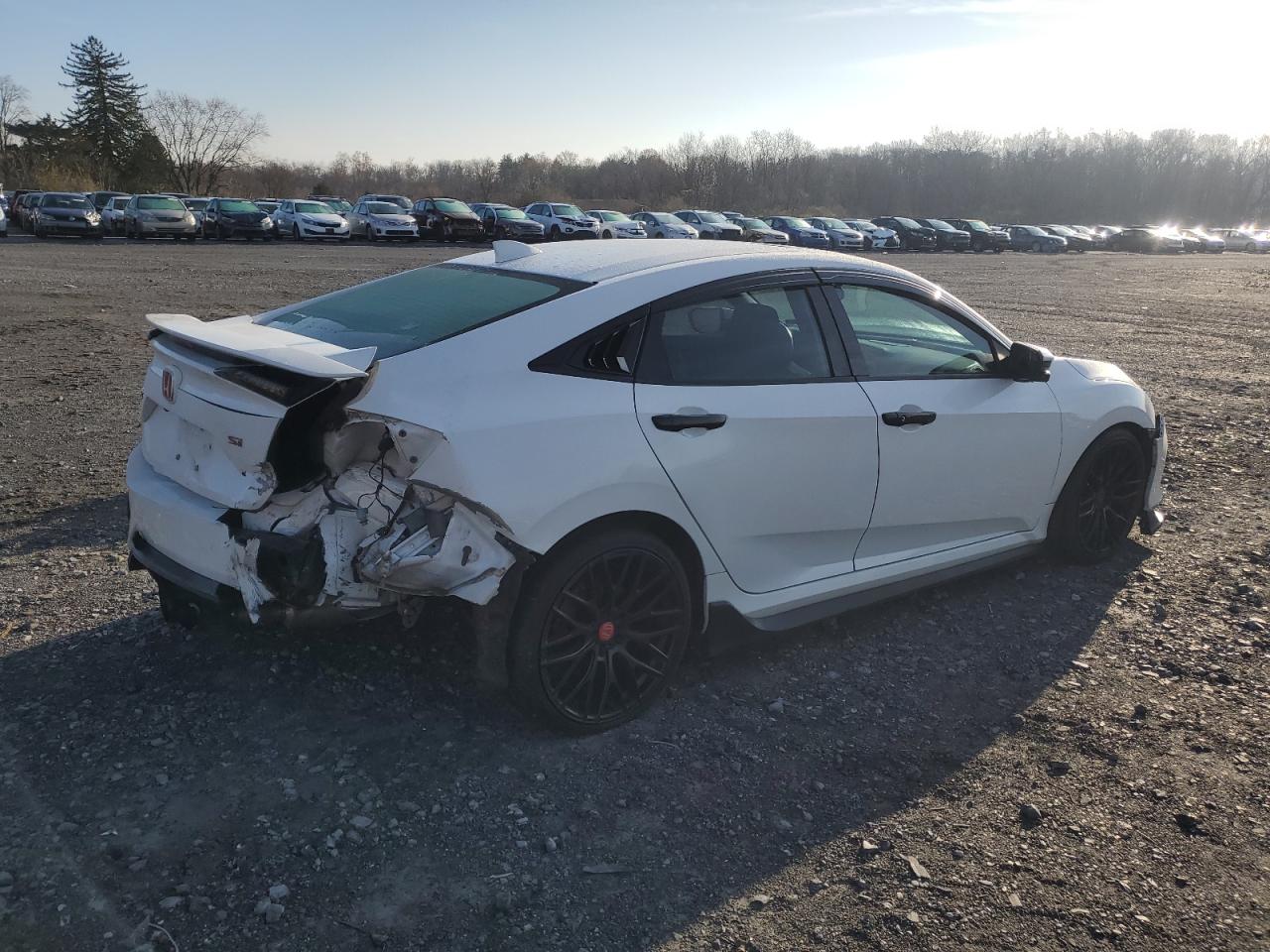 2017 Honda Civic VIN 2HGFC1E50HH706017 Copart auction photo, rear end damage thumbnail 3