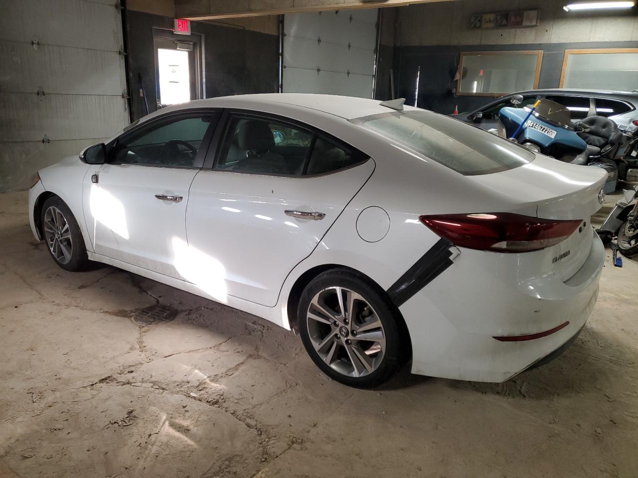 2017 Hyundai Elantra VIN 5NPD84LF7HH044867 Copart auction photo, undercarriage / mechanical damage thumbnail 2