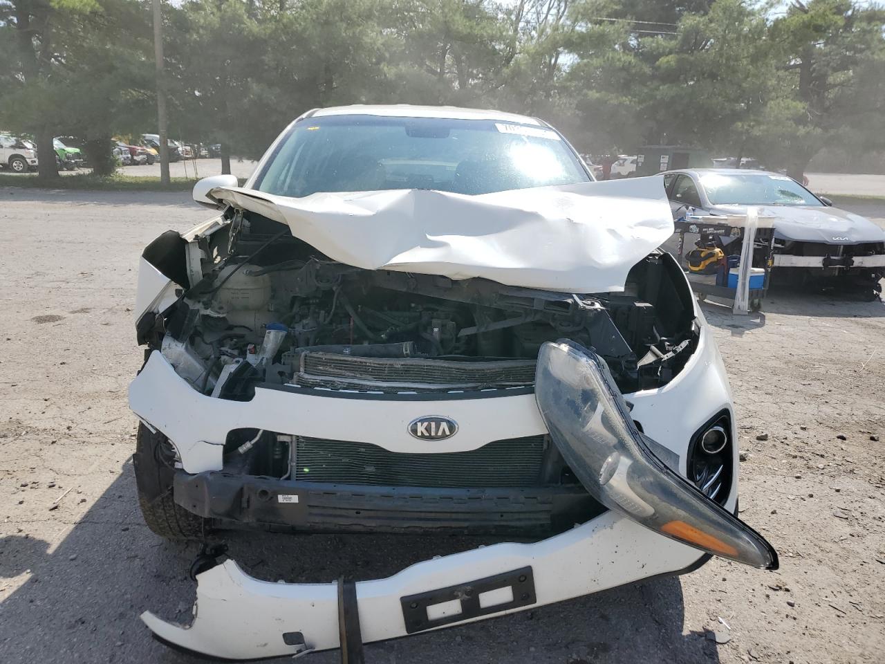 2017 KIA Sportage VIN KNDPMCACXH7131484 Copart auction photo, front end / undercarriage damage thumbnail 5