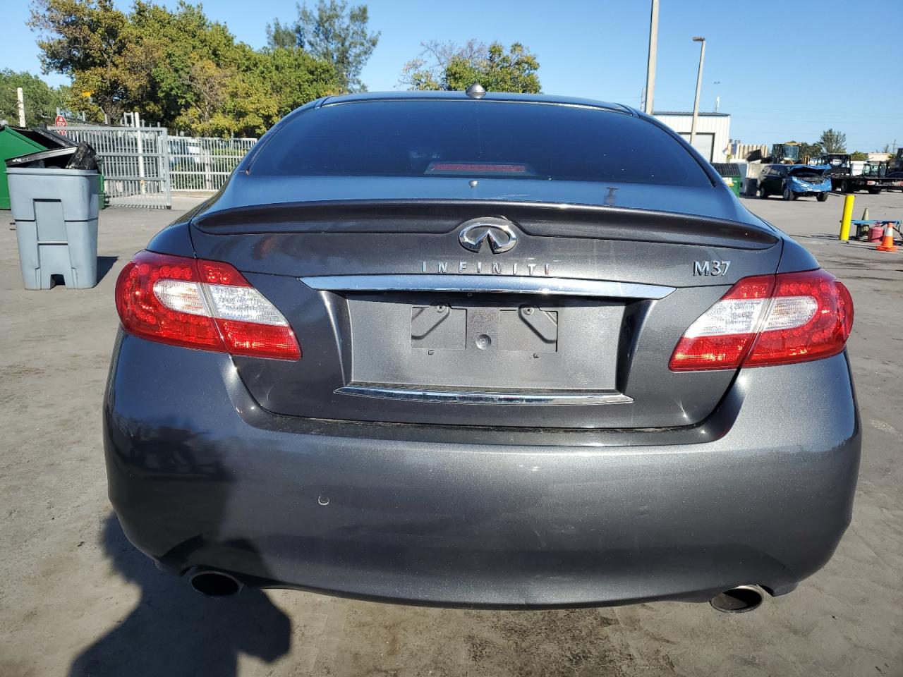 2011 Infiniti M VIN JN1BY1AP1BM320364 Copart auction photo, side damage thumbnail 6