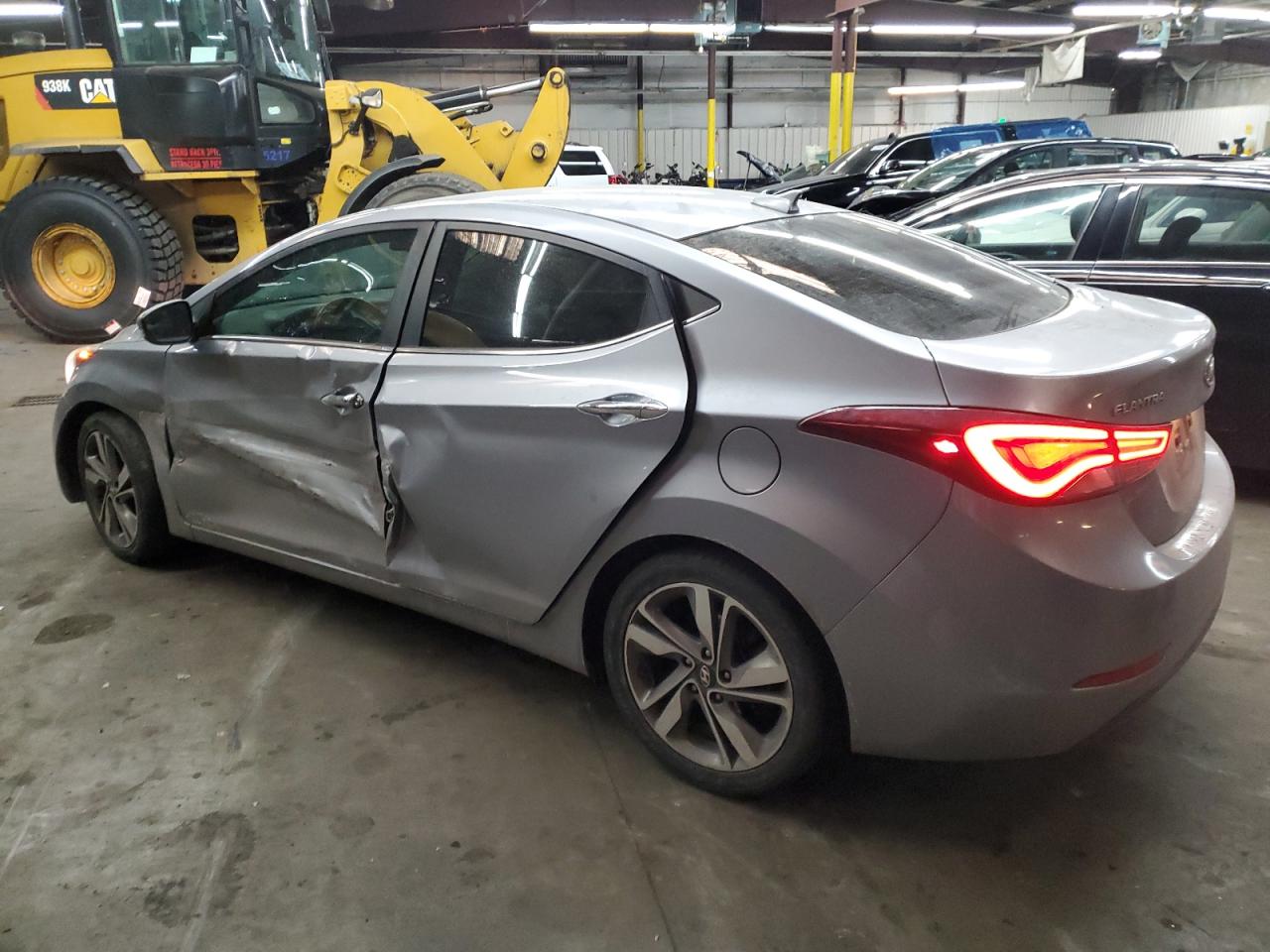 2016 Hyundai Elantra VIN 5NPDH4AE9GH777642 Copart auction photo, side damage thumbnail 2