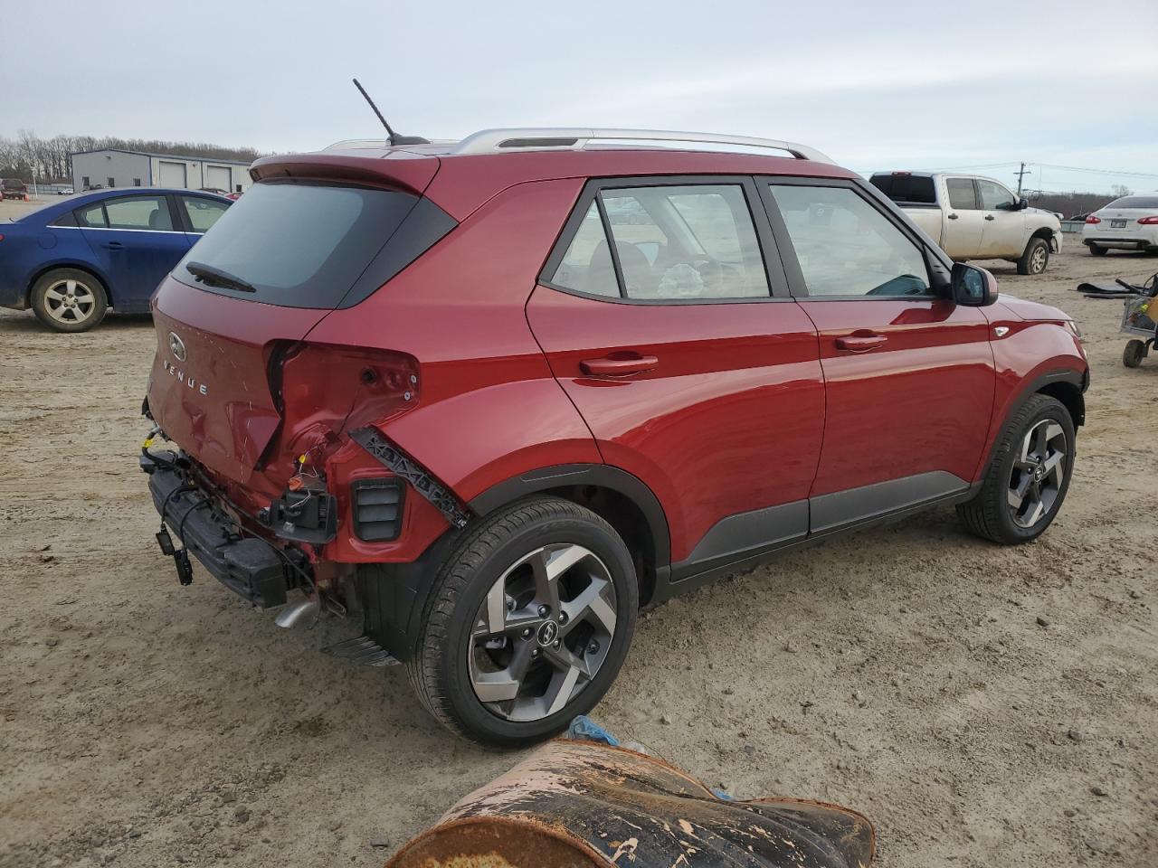 2024 Hyundai Venue VIN KMHRC8A37RU332458 Copart auction photo, front end / rear end damage thumbnail 3