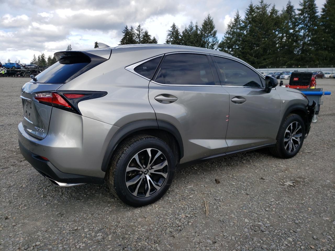 2017 Lexus NX VIN JTJBARBZ1H2136737 Copart auction photo, front end damage thumbnail 3