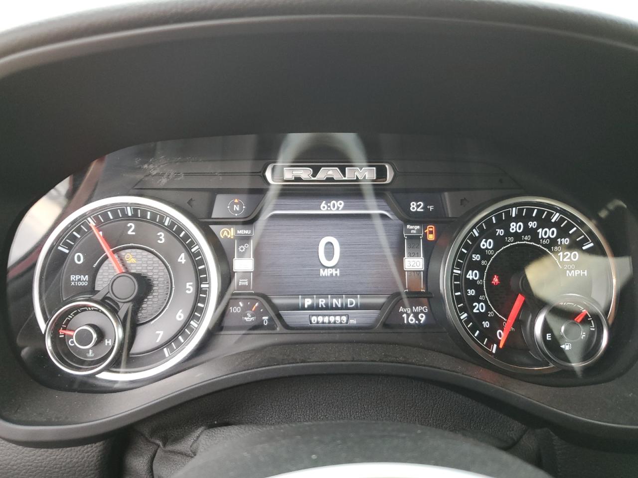 2019 RAM 1500 VIN 1C6RRFFG8KN712435 Copart auction photo, rear end damage thumbnail 9