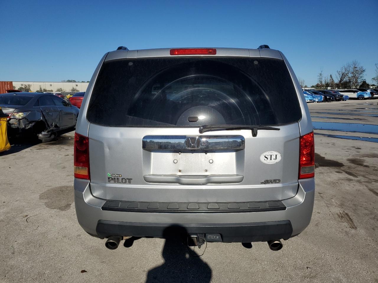 2010 Honda Pilot VIN 5FNYF4H59AB038600 Copart auction photo, side / front end damage thumbnail 6