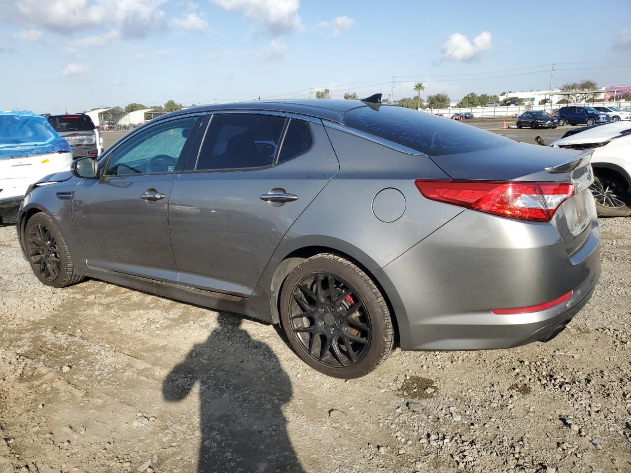 2013 KIA Optima VIN 5XXGR4A61DG180012 Copart auction photo, front end damage thumbnail 2