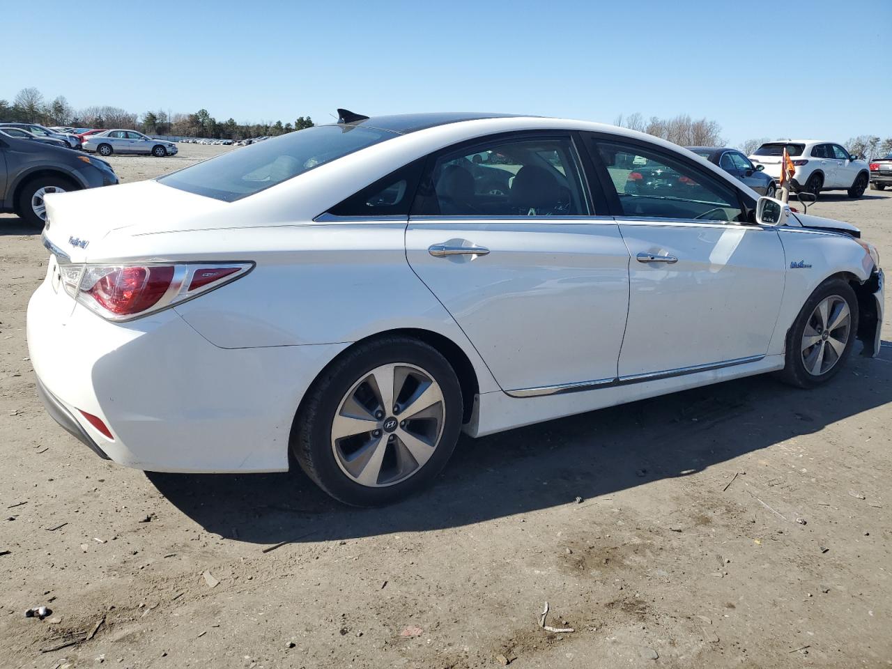 2012 Hyundai Sonata VIN KMHEC4A45CA044298 Copart auction photo, frame damage / front end damage thumbnail 3