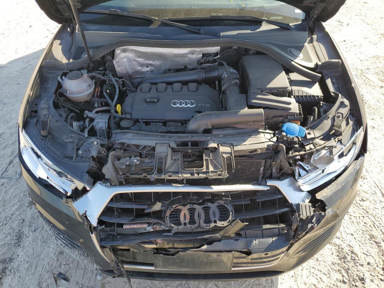2018 Audi Q3 VIN WA1ECCFS4JR009413 Copart auction photo, front end / side damage thumbnail 13