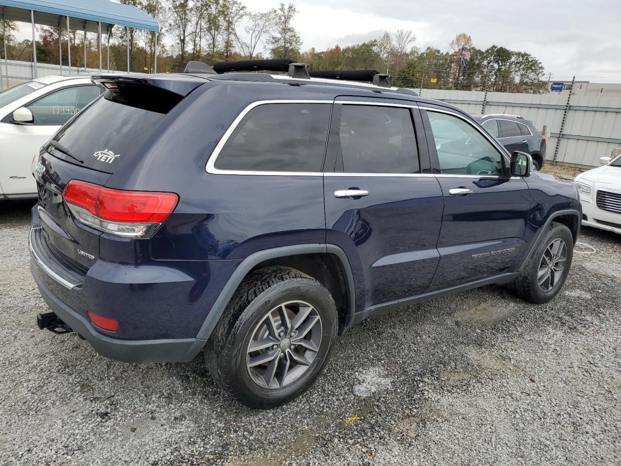 2017 Jeep Grand Cherokee VIN 1C4RJFBG4HC840908 Copart auction photo, top/roof damage thumbnail 3