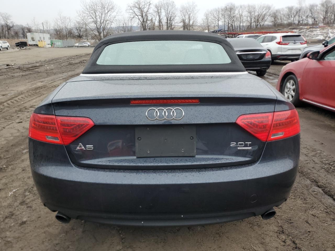 2014 Audi A5 VIN WAUCFAFH8EN005646 Copart auction photo, front end damage thumbnail 6
