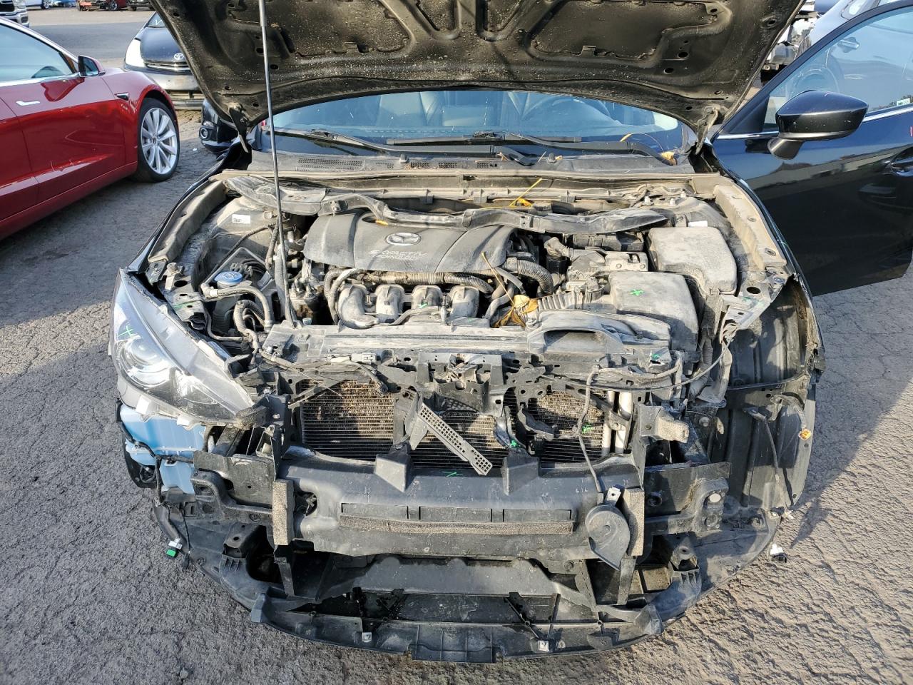 2014 Mazda 3 VIN JM1BM1M72E1102296 Copart auction photo, front end damage thumbnail 11
