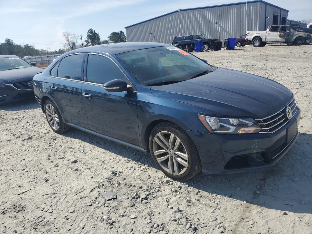 2019 Volkswagen Passat VIN 1VWLA7A32KC009227 Copart auction photo, rear end damage thumbnail 4