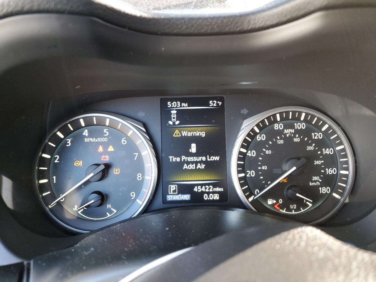 2021 Infiniti Q50 VIN JN1EV7BRXMM751202 Copart auction photo, front end damage thumbnail 9