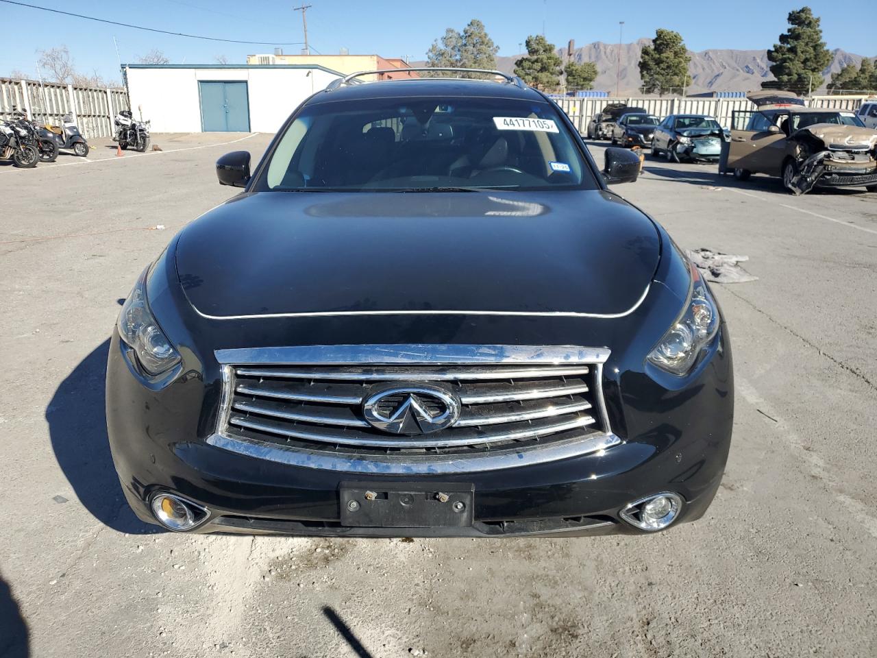 2012 Infiniti FX VIN JN8BS1MW6CM180366 Copart auction photo, side damage thumbnail 5