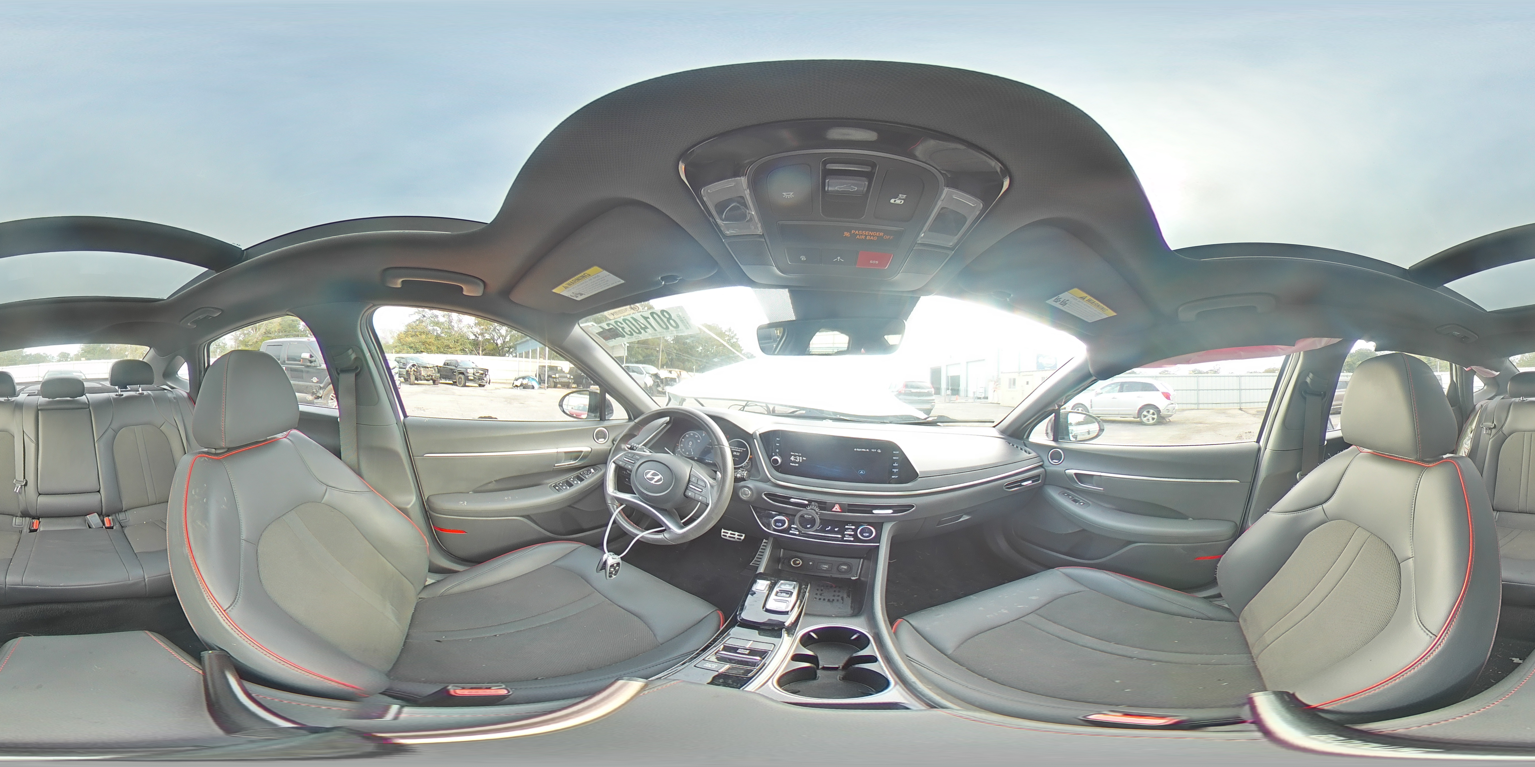 2023 Hyundai Sonata VIN KMHL44J21PA257600 Copart auction photo, front end damage thumbnail 13