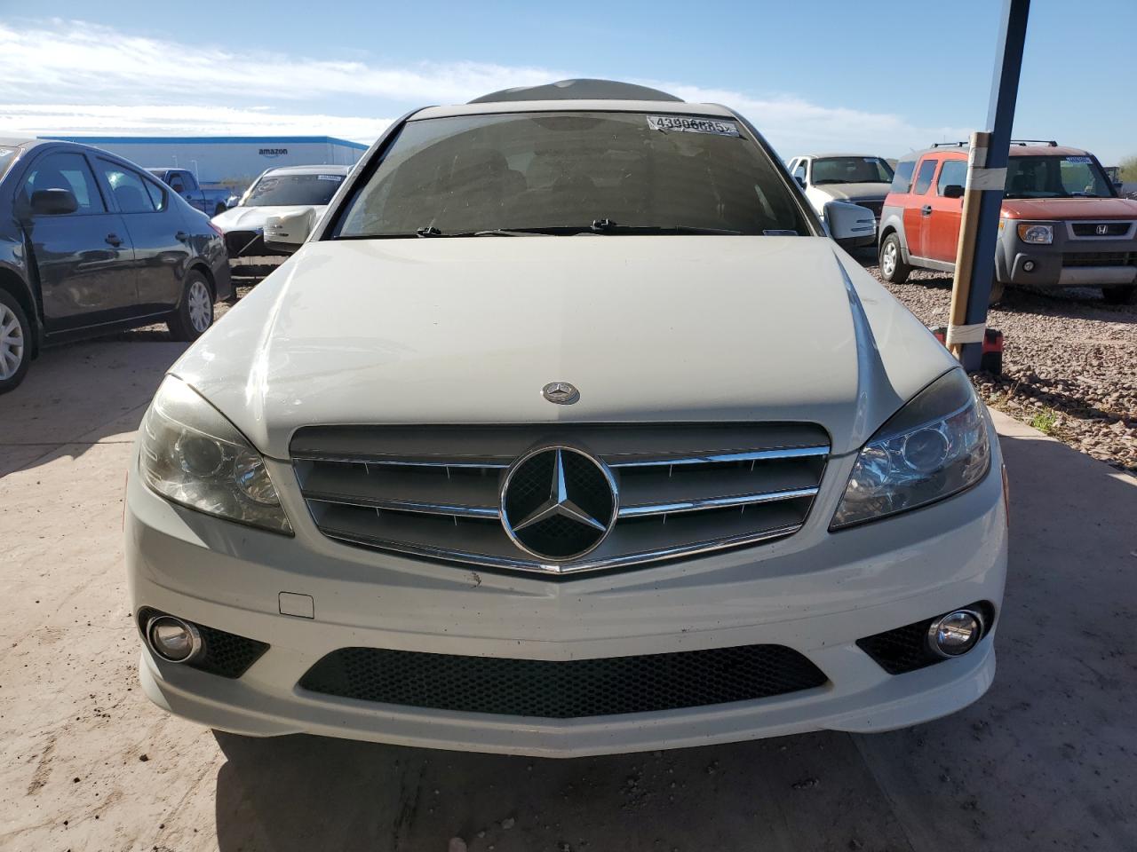 2010 Mercedes-Benz C-klasse VIN WDDGF5EB6AR110364 Copart auction photo, rear end damage thumbnail 5
