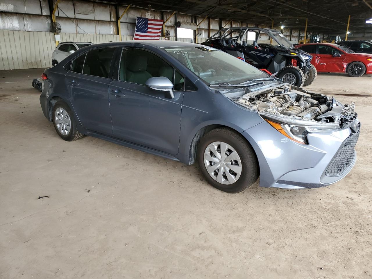 2020 Toyota Corolla VIN JTDDPRAE2LJ079455 Copart auction photo, front end / rear end damage thumbnail 4