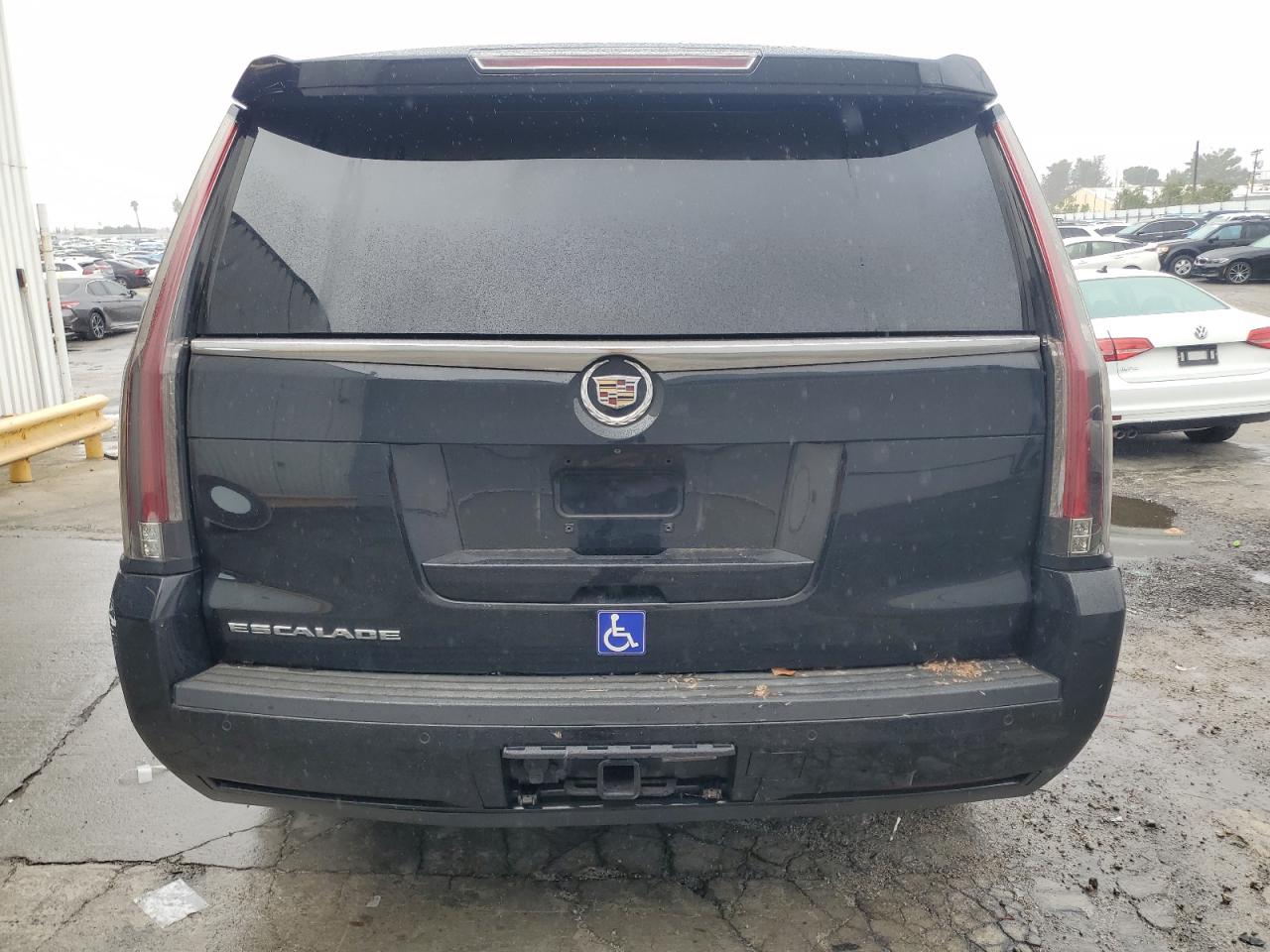 2015 Cadillac Escalade VIN 1GYS4BKJ5FR230324 Copart auction photo, vandalism / missing/altered vin damage thumbnail 6