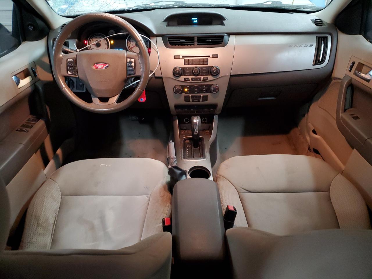 2009 Ford Focus VIN 1FAHP36N89W139425 Copart auction photo, front end / top/roof damage thumbnail 8