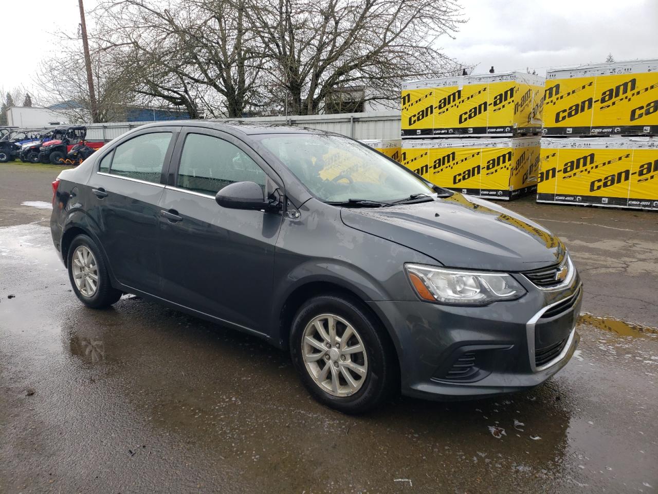 2019 Chevrolet Sonic VIN 1G1JD5SBXK4100776 Copart auction photo, mechanical damage thumbnail 4