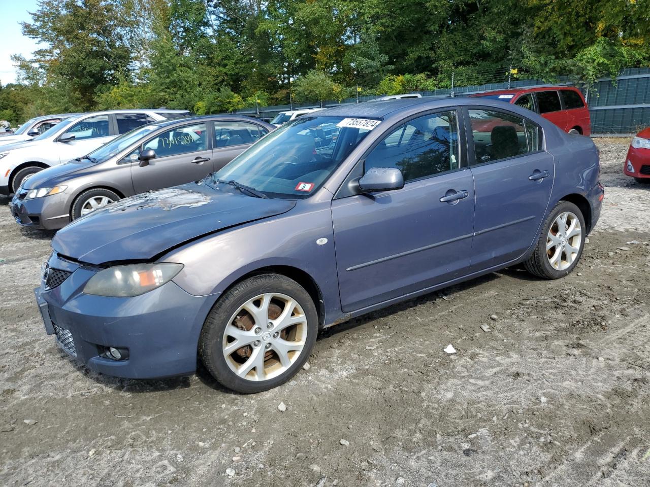 2009 Mazda 3 VIN JM1BK32G591222345
