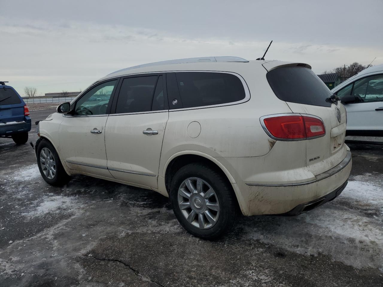 2014 Buick Enclave VIN 5GAKVCKD8EJ252478 Copart auction photo, front end damage thumbnail 2