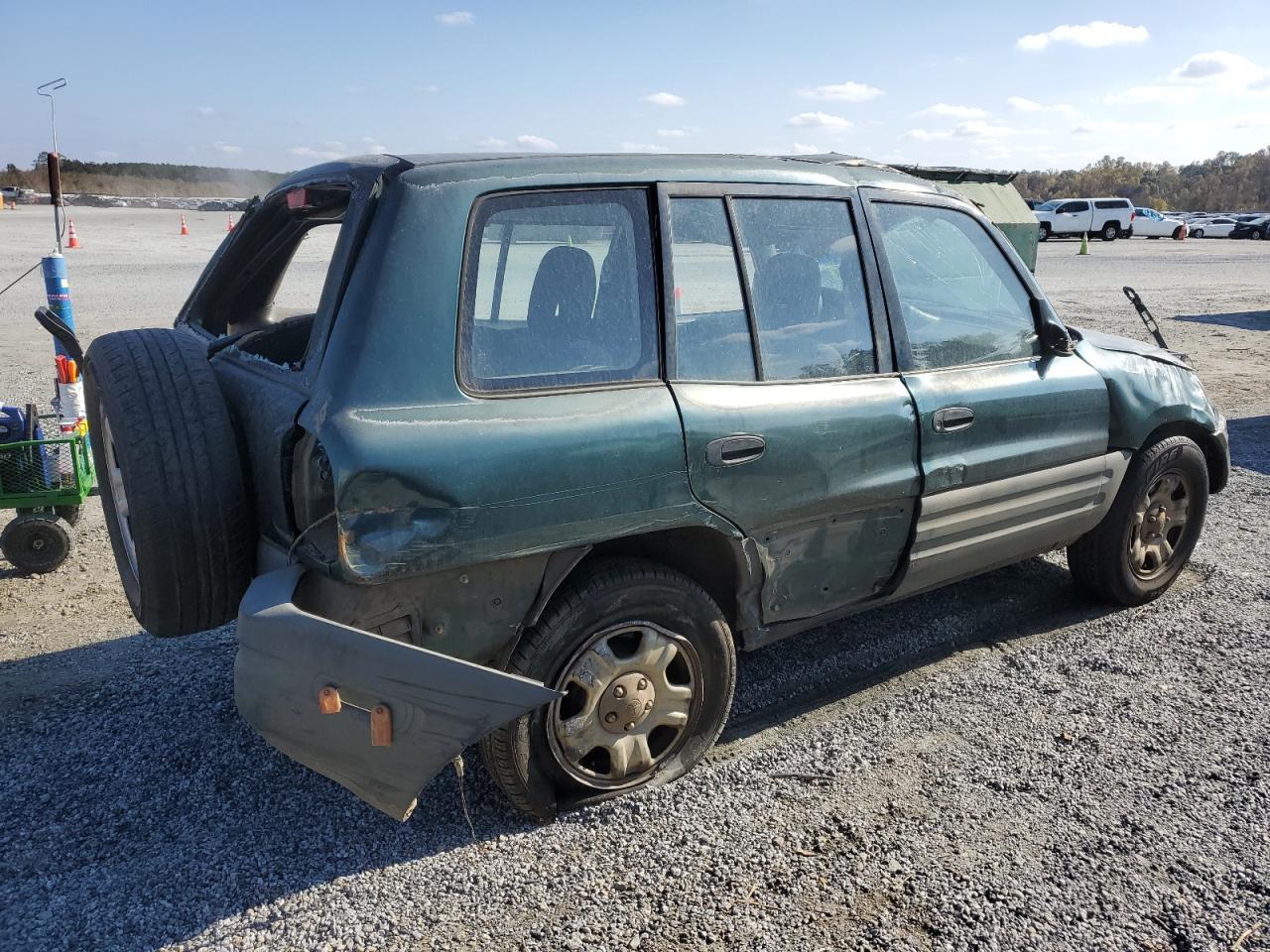 1998 Toyota RAV 4 VIN JT3HP10V8W7093354 Copart auction photo, rollover damage thumbnail 3