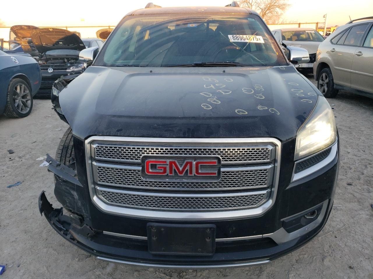 2015 GMC Acadia VIN 1GKKRTKD0FJ256632 Copart auction photo, front end / mechanical damage thumbnail 5