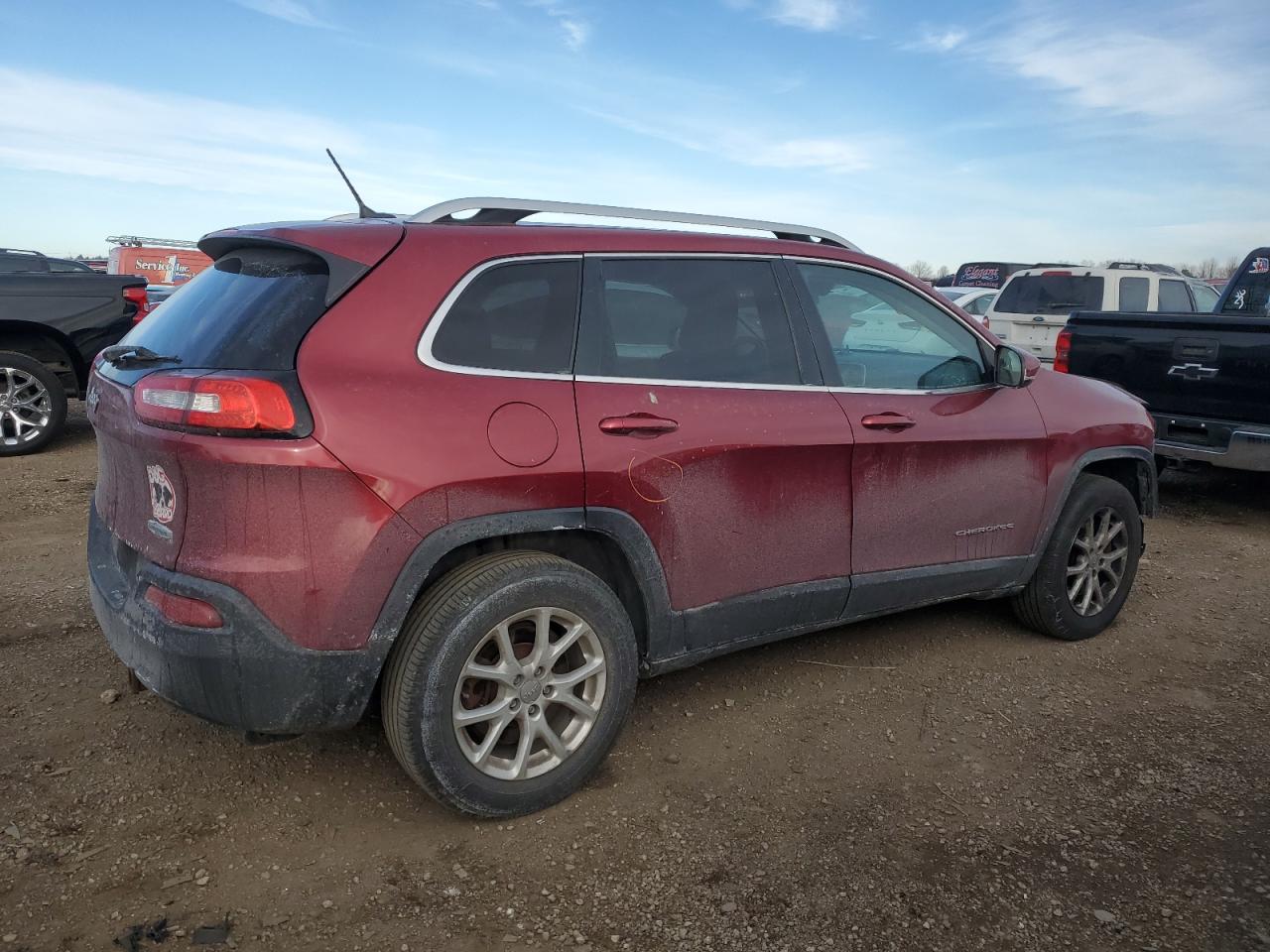 2014 Jeep Grand Cherokee VIN 1C4PJMCB9EW303282 Copart auction photo, front end damage thumbnail 3