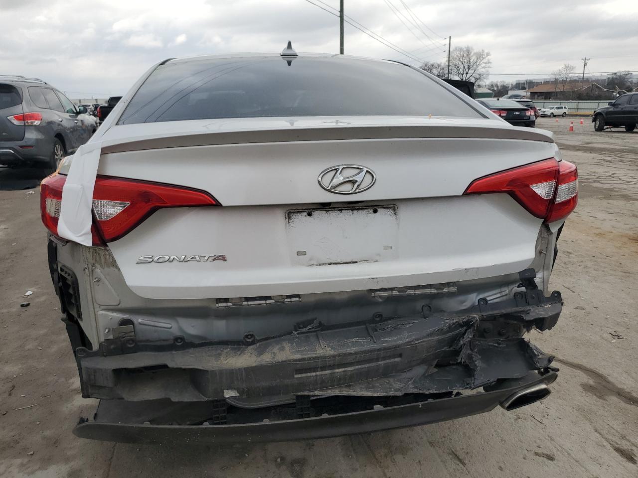 2015 Hyundai Sonata VIN 5NPE24AF2FH171029 Copart auction photo, rear end damage thumbnail 6