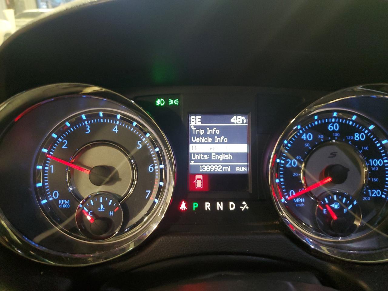 2013 Chrysler Town & Country VIN 2C4RC1HG8DR798247 Copart auction photo, front end damage thumbnail 9