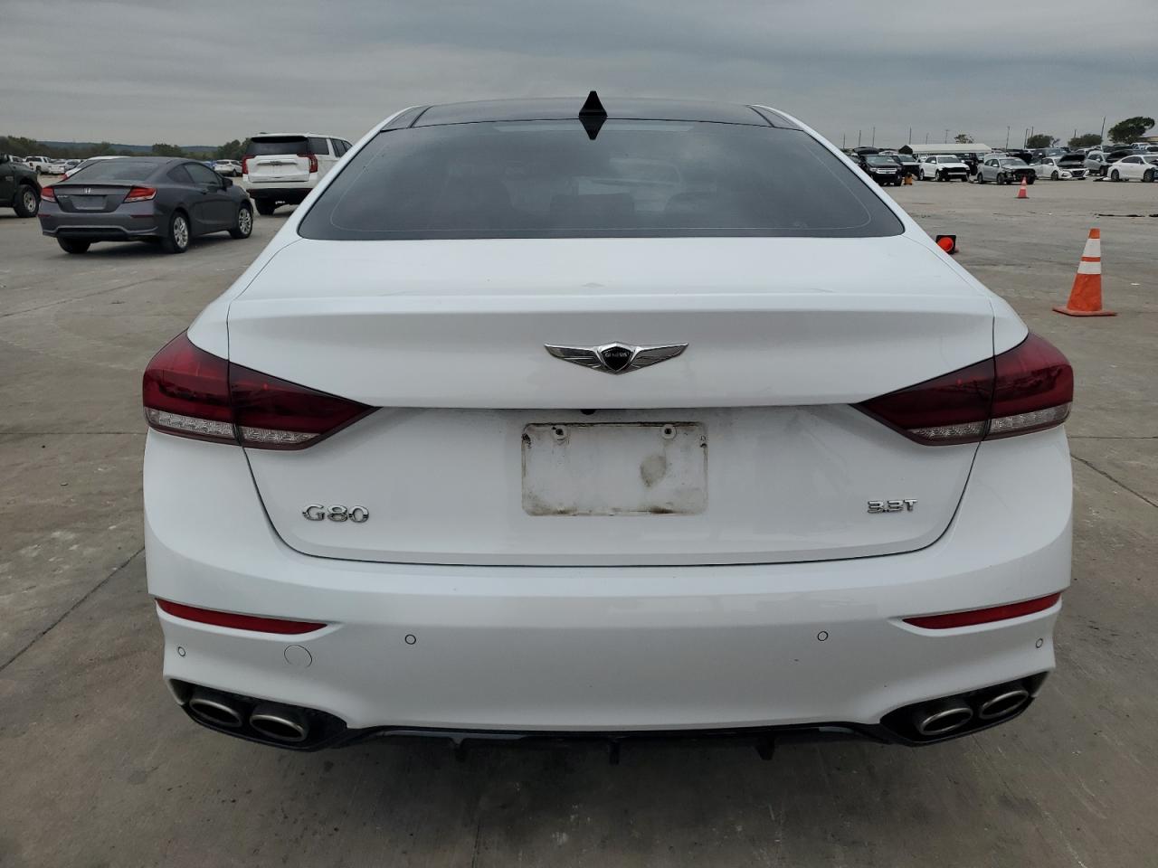 2019 Genesis G80 VIN KMTFN4JB0KU320970 Copart auction photo, front end damage thumbnail 6