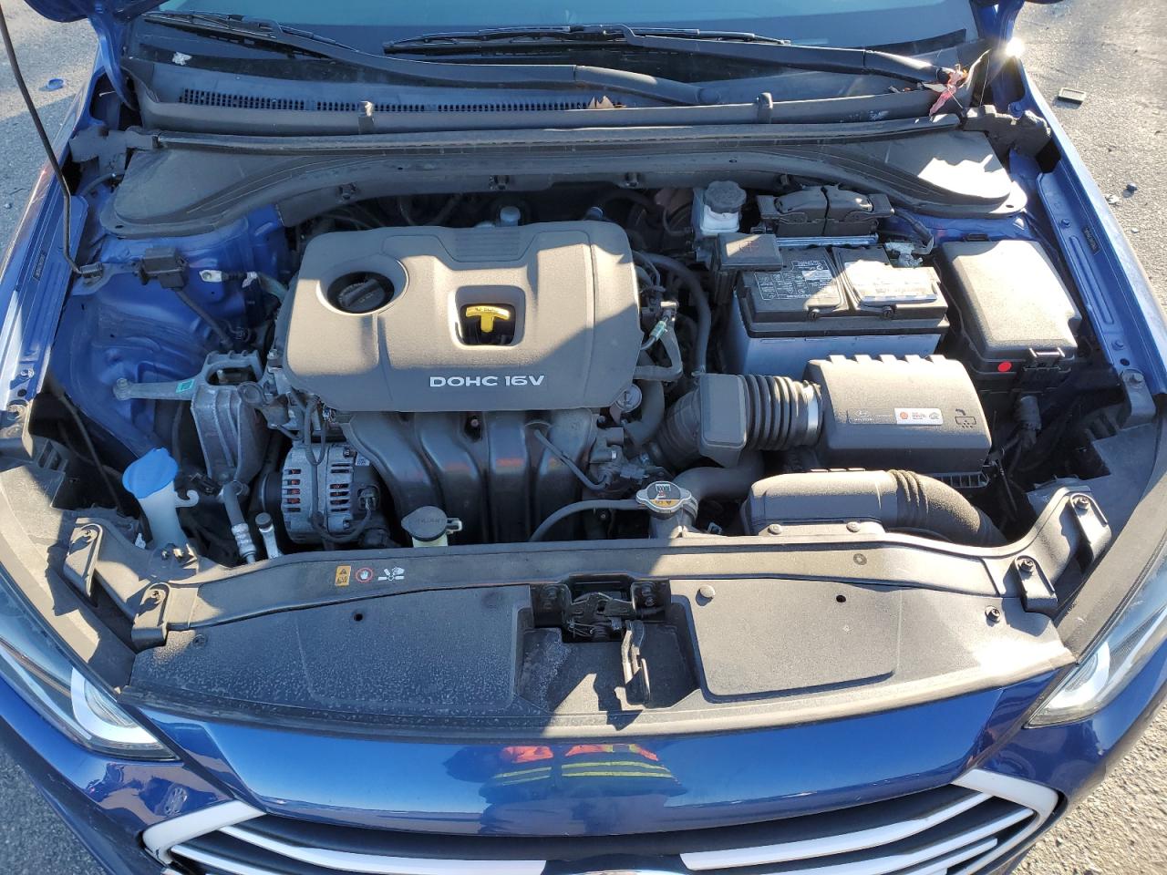 2017 Hyundai Elantra VIN 5NPD84LF2HH130913 Copart auction photo, rear end / front end damage thumbnail 11