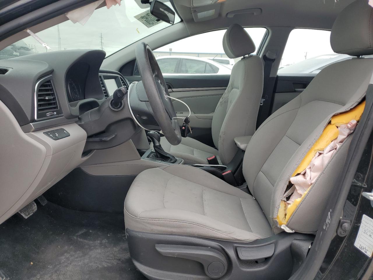 2018 Hyundai Elantra VIN 5NPD84LF4JH237077 Copart auction photo, side / front end damage thumbnail 7