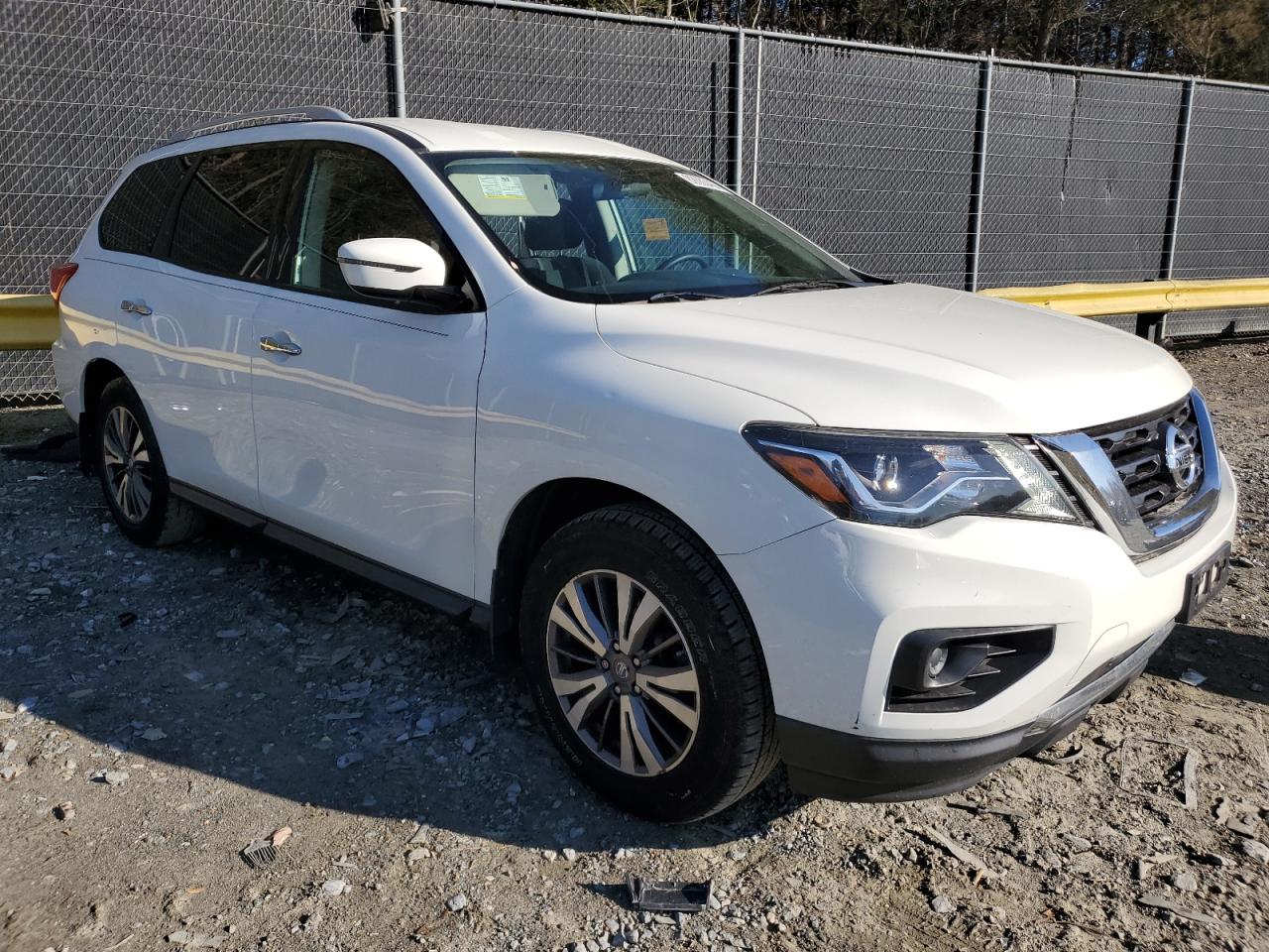 2017 Nissan Pathfinder VIN 5N1DR2MM1HC908009 Copart auction photo, side damage thumbnail 4