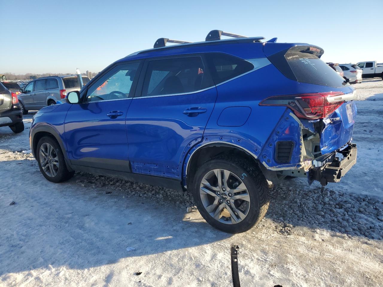 2022 KIA Seltos VIN KNDEU2AA4N7302130 Copart auction photo, rear end damage thumbnail 2